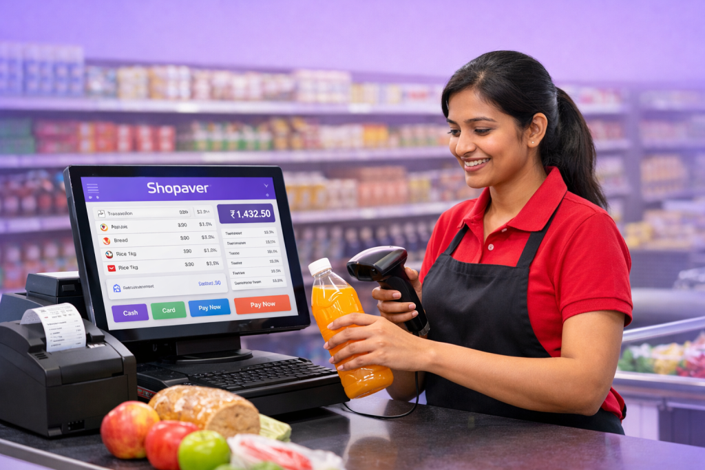 Pos System for Supermarket with Shopaver